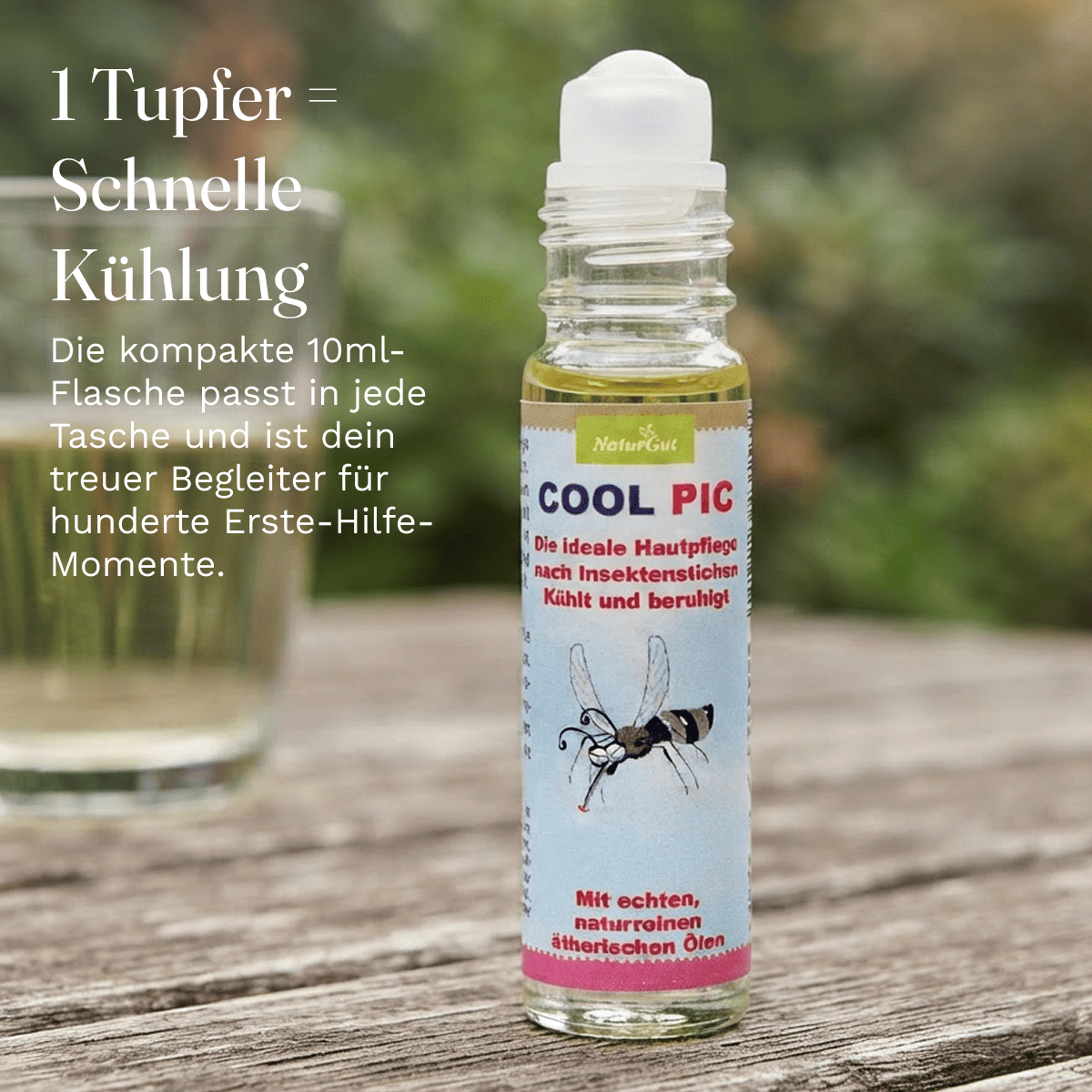 Cool Pic Insect Bite Roll On ideal skin care after insect bites 10ml cools and soothes