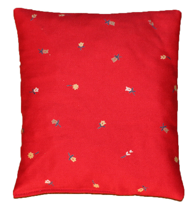 Sac de noyaux de cerisier de la Forêt-Noire fleurs env. 24x24 cm coussin chauffant en noyaux de cerisier
