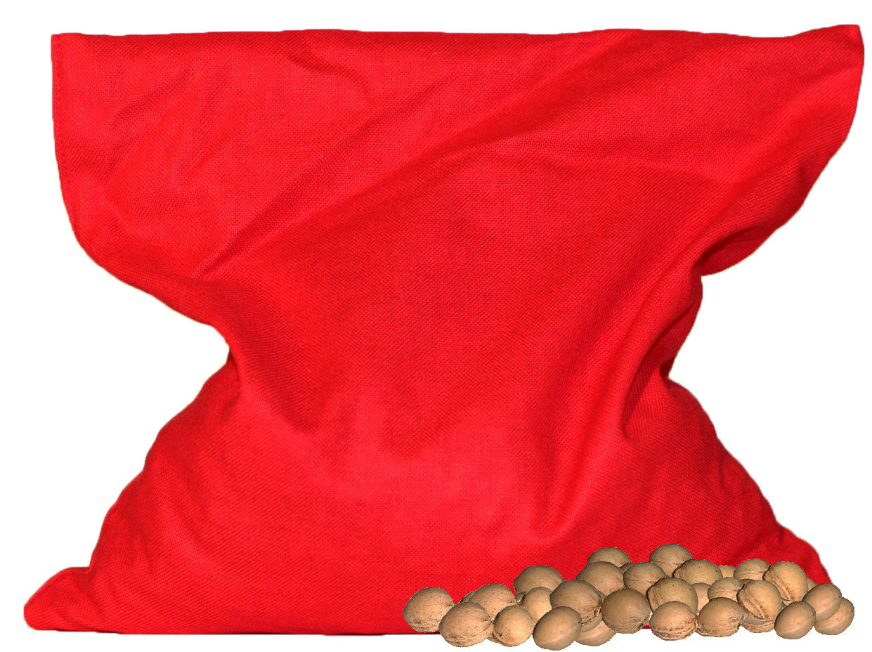 Schwarzwälder Kirschkernsäckchen uni rot (24x24) Kirschkernkissen Wärmekissen