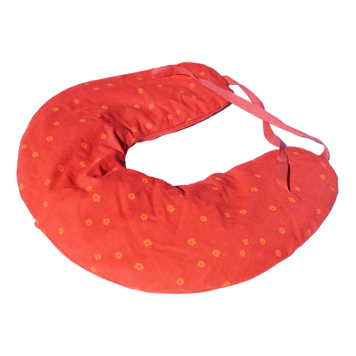 Cherry Stone Horn Flower Neck Pillow Heat Cushion Neck Roll approx. 37x33cm