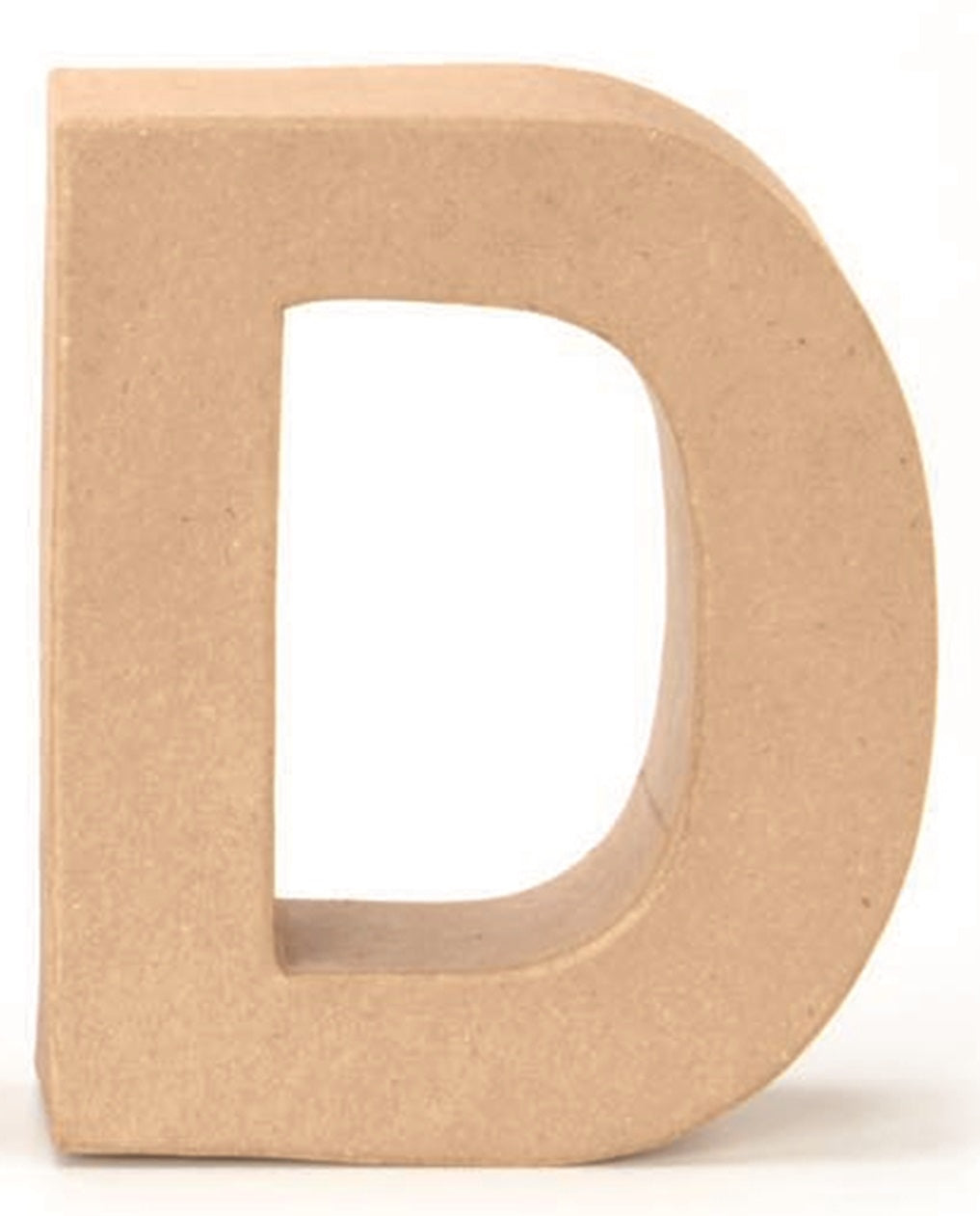 Papp Buchstabe D 17,5x5,5cm