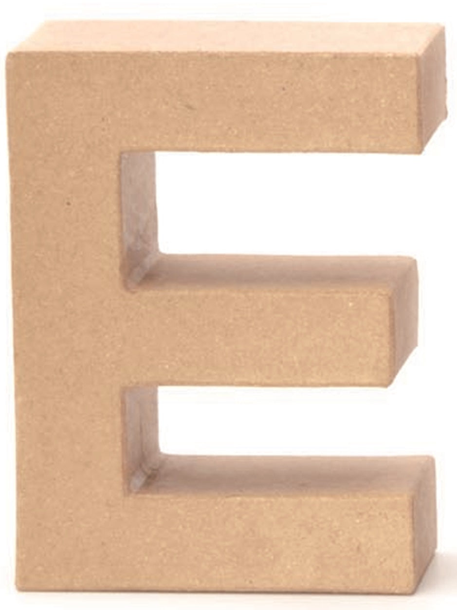 Papp Buchstabe E 17,5x5,5cm