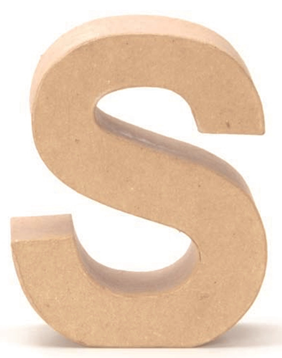 Papp-Buchstabe S 17,5x5,5cm