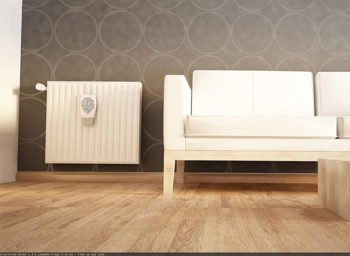 Humidificateur Skyla - désodorisant lot de 2 avec perles et huile parfumée à la lavande