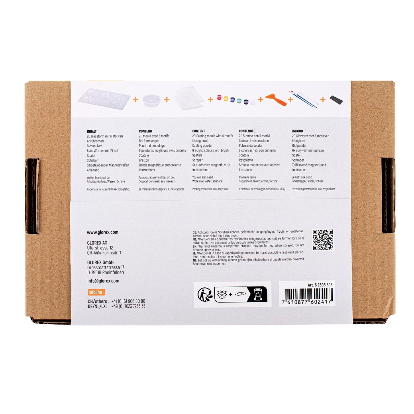 Giess-Set Baufahrzeuge Bastelset