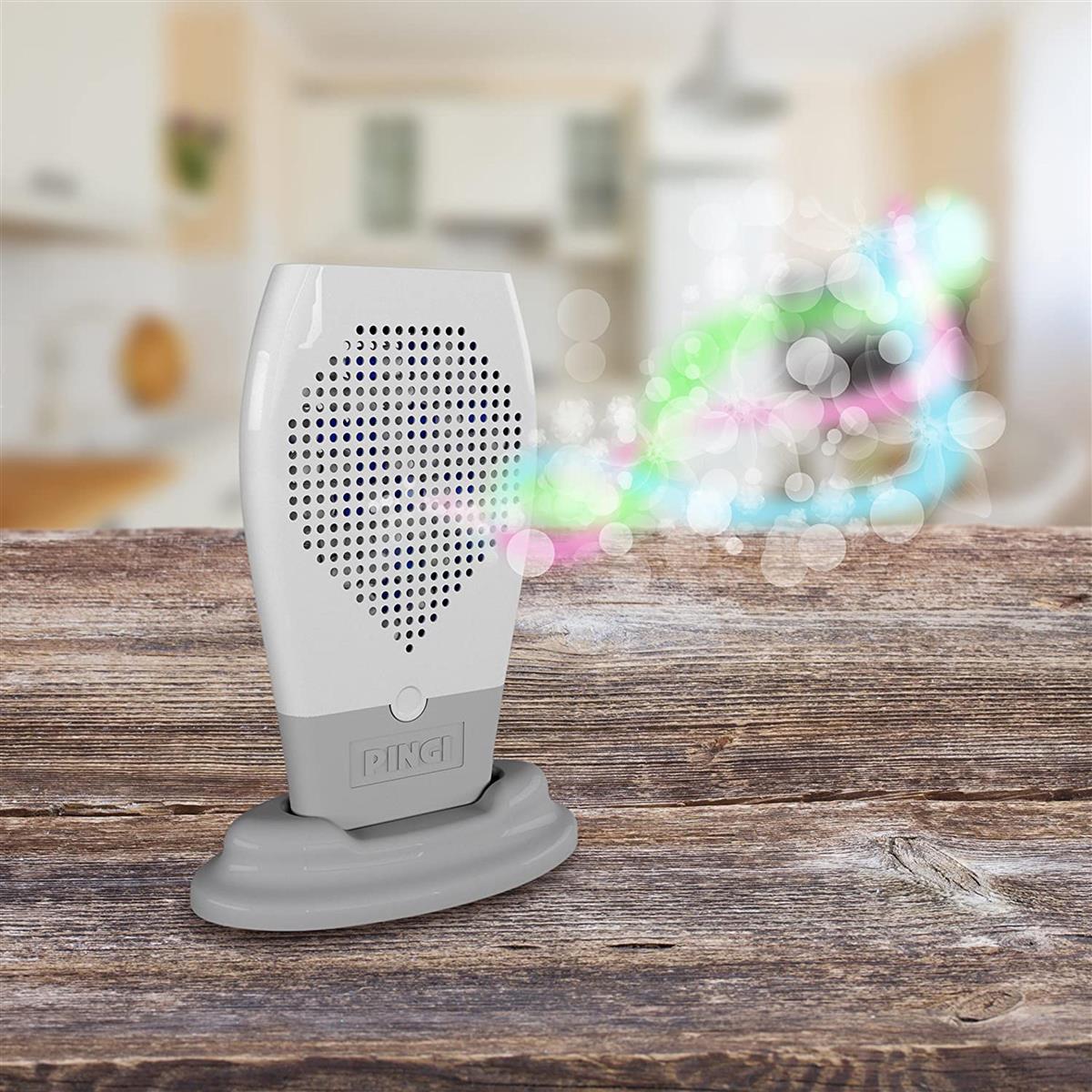 Humidificateur Skyla - désodorisant lot de 2 avec perles et huile parfumée à la lavande