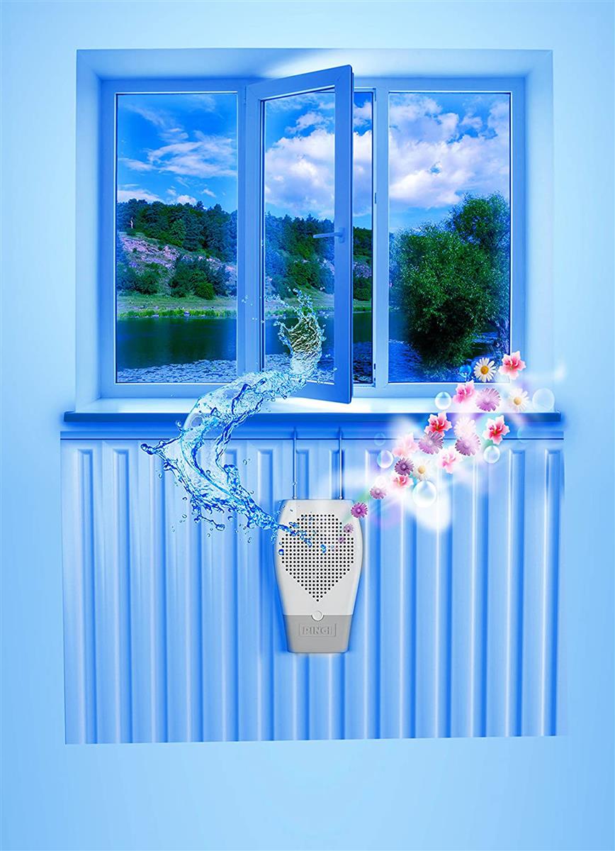Humidificateur Skyla - désodorisant lot de 2 avec perles et huile parfumée à la lavande
