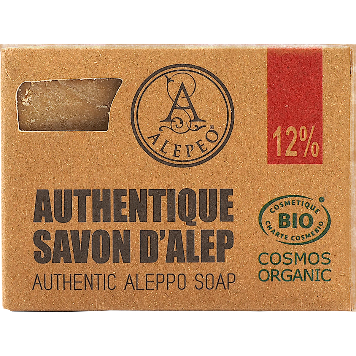 Aleppo Olivenölseife mit 12% Lorbeeröl 200 g