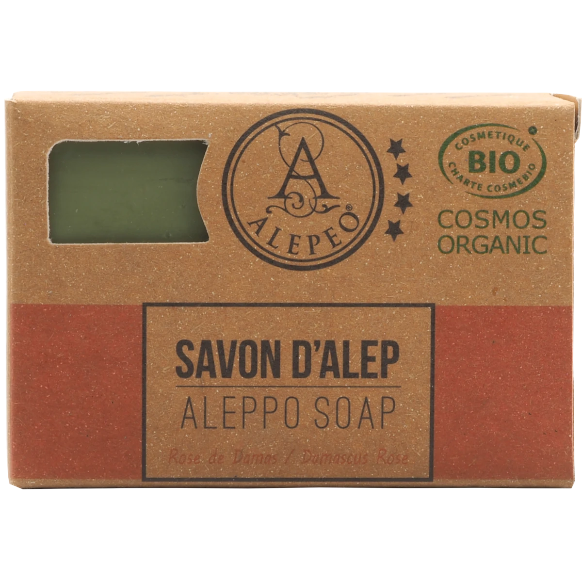 Aleppo Olivenölseife mit Rosenblütenduft 100 g