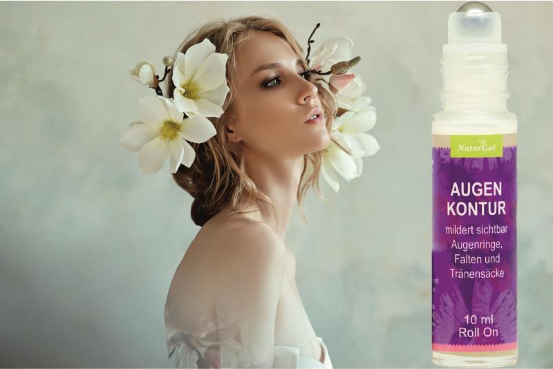 Augenkontur Roll On 10ml mildert Augenringe, Falten und Tränensäcke