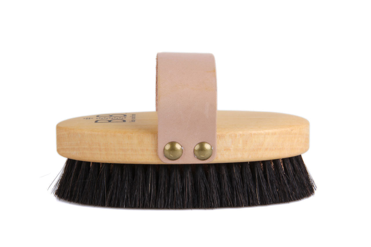 Body Ionic Brush Massagebürste Hautbürste Energiebürste Pflegebürste Rosshaare