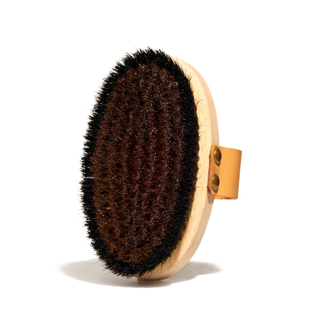 Brosse ionique pour le corps, brosse de Massage, brosse pour la peau, brosse énergétique, brosse de soin, crin de cheval