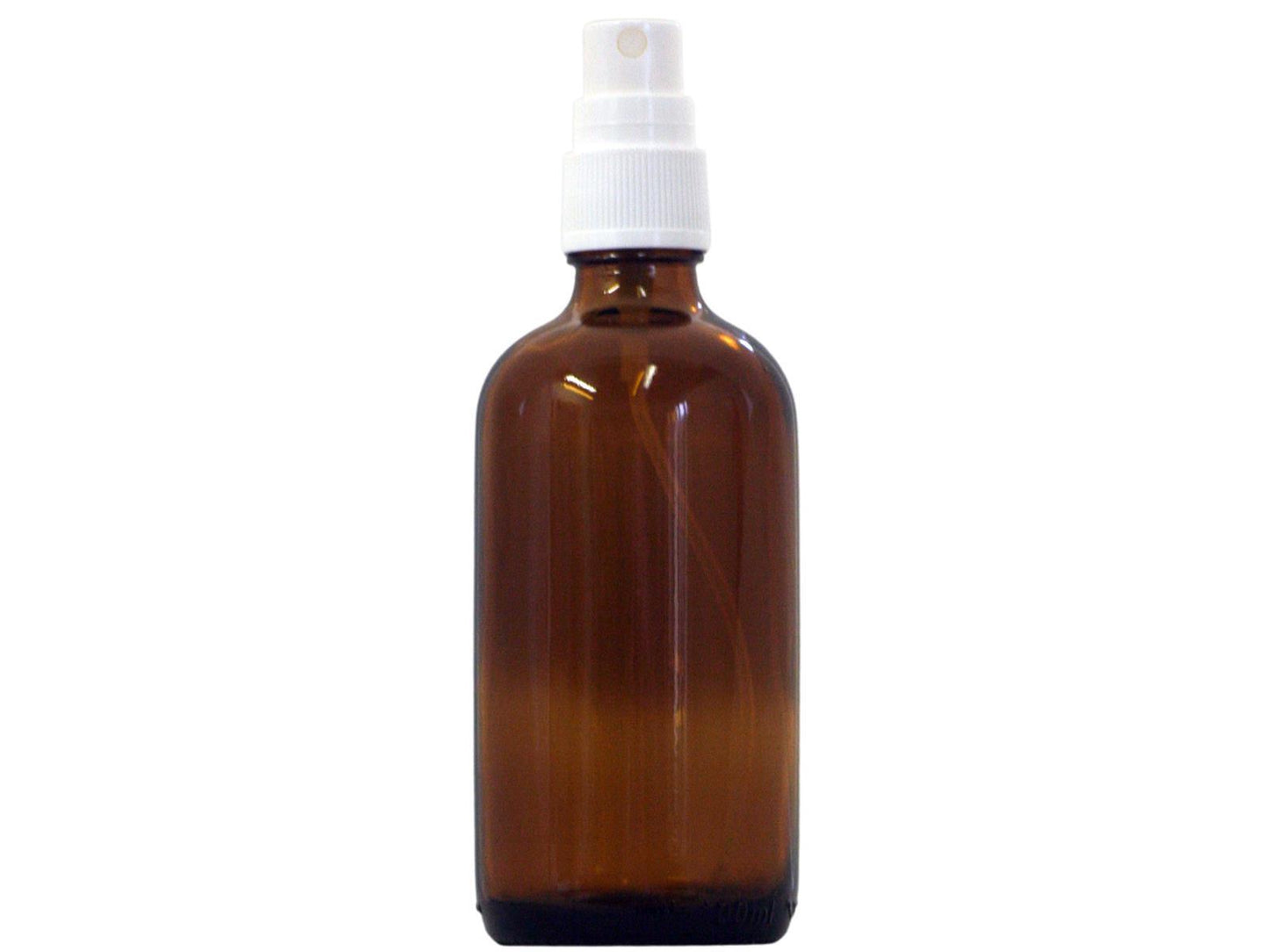 5 x 100ml Braunglasflasche mit Sprühkopf und Schutzkappe