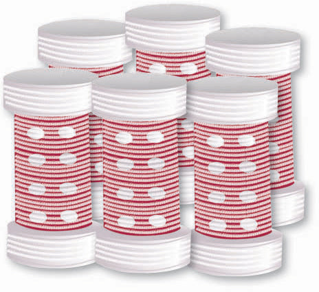 Ceramic brush curler 6 hair curlers with handle curlers for dry hair