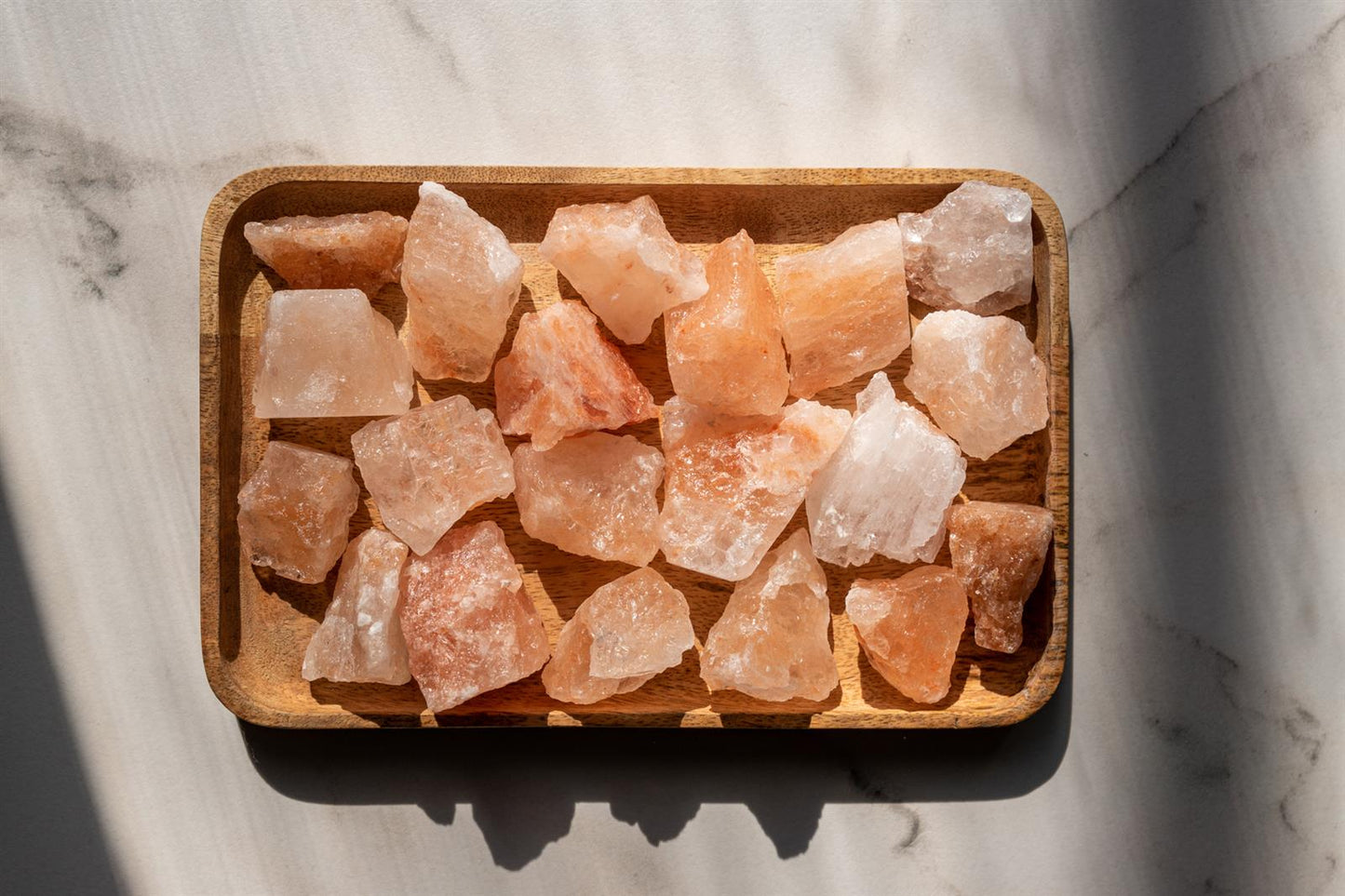 Kristallsalz Brocken 1kg aus einem Vorgebirge des Himalaya im Polybeutel