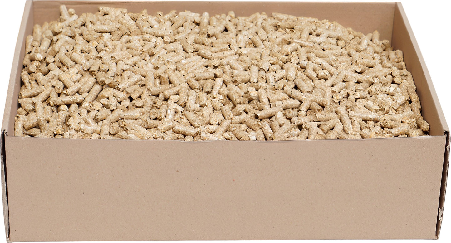 Katzenstreu aus Dinkelspelz-Pellets 7L Einstreu Nager Kleintiereinstreu