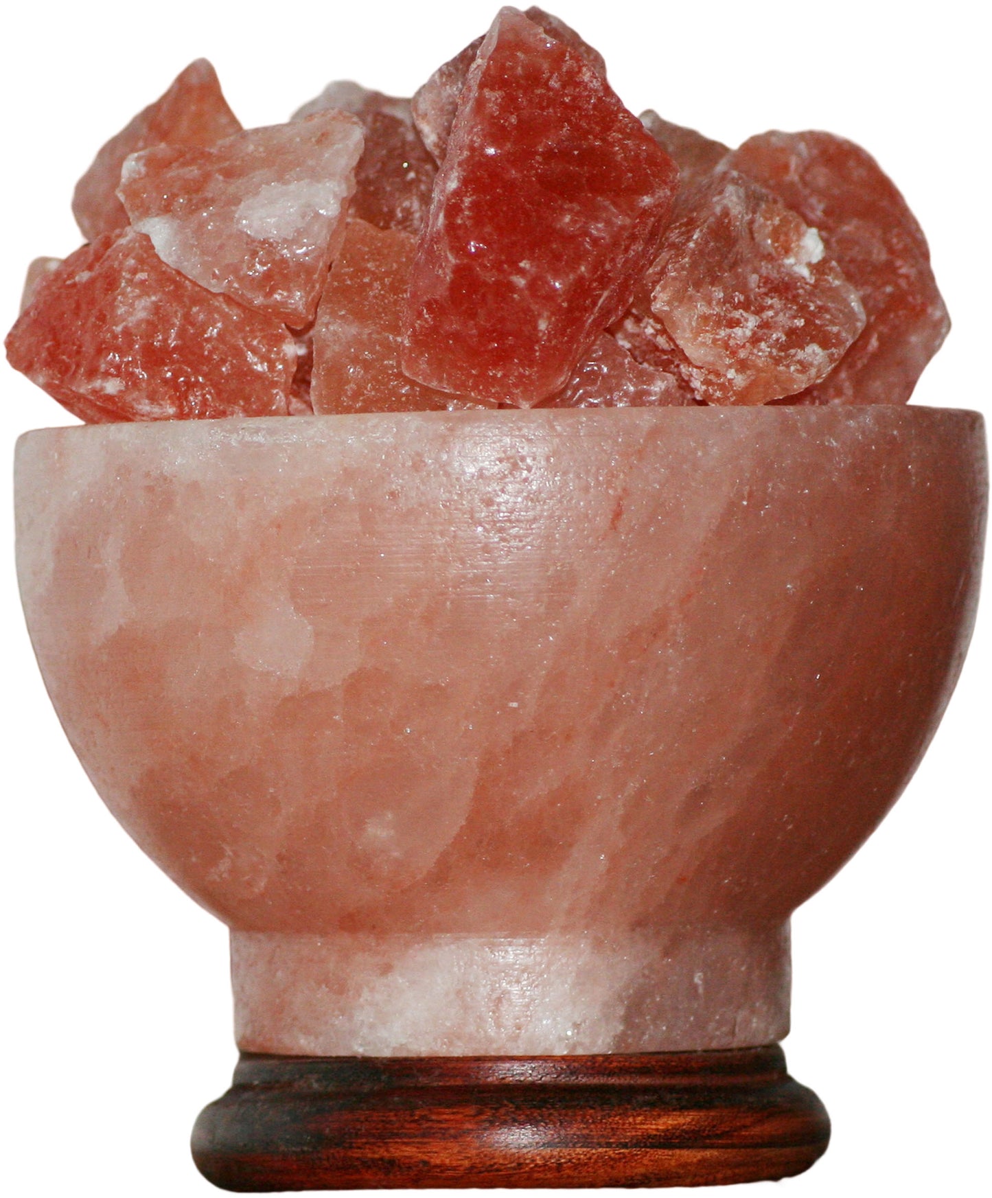 Crystal Salt Fire Bowl Salt from a foothill of the Himalayas/Pakistan Salt Lamp