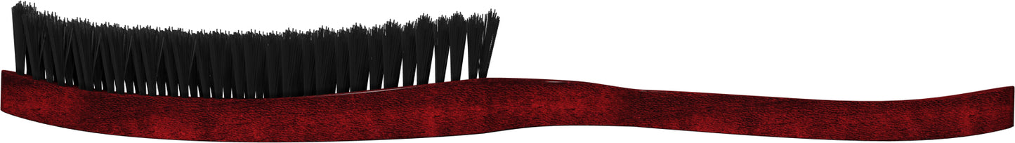 Jeu de pinceaux 3 pièces-VOLUME BRUSH-SHINE BRUSH-BRUSH CLEANER en bois de hêtre