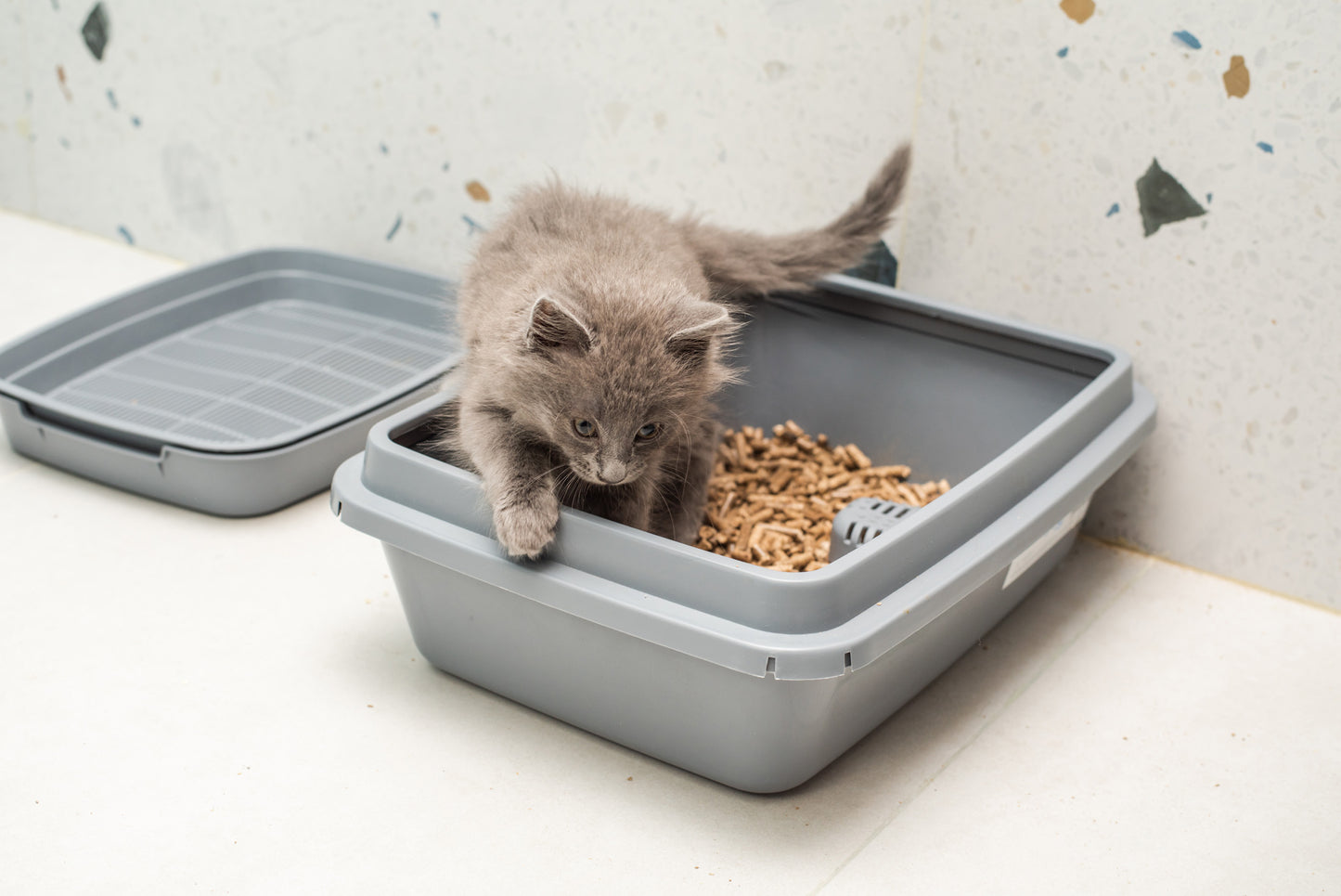 Katzenstreu aus Dinkelspelz-Pellets 7L Einstreu Nager Kleintiereinstreu