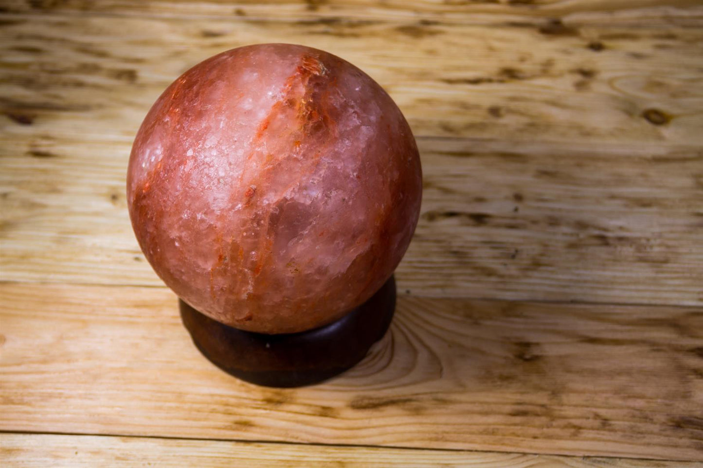 Round Salt Lamp Ball 3-5 kg Crystal Salt Lamp from the Himalayas/Punjab/Pakistan