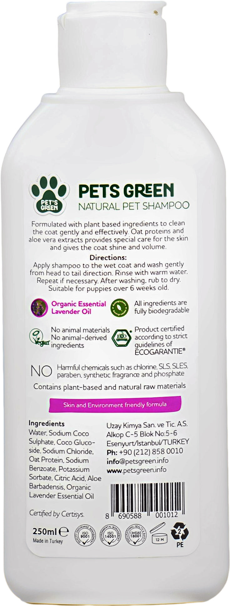 Natürliches Hundeshampoo mit Bio-Lavendelöl - Sanfte Pflege für glänzendes Fell