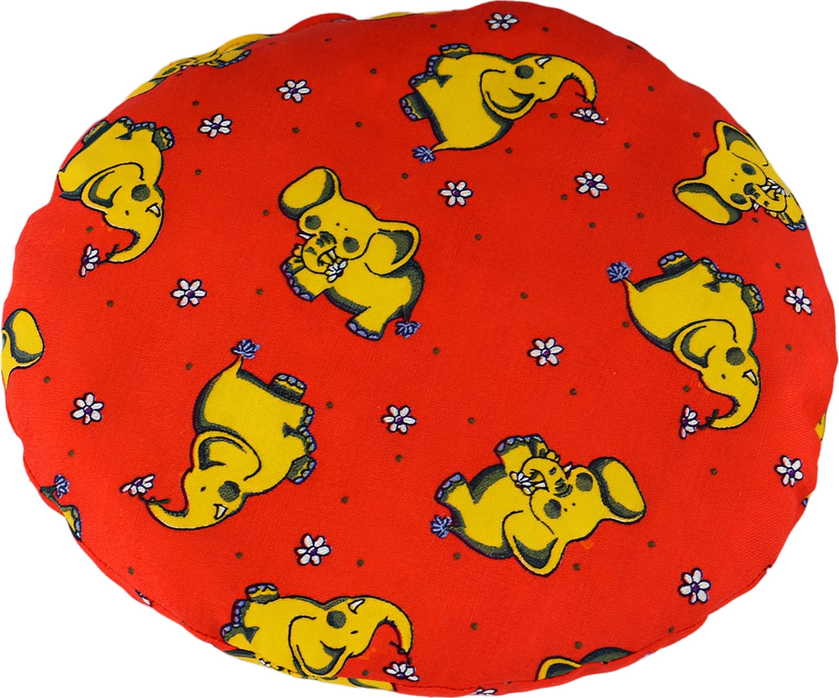 Coussin Kirsckern sac de noyaux de cerise éléphant rouge rond env. Ø 20cm coussin chauffant