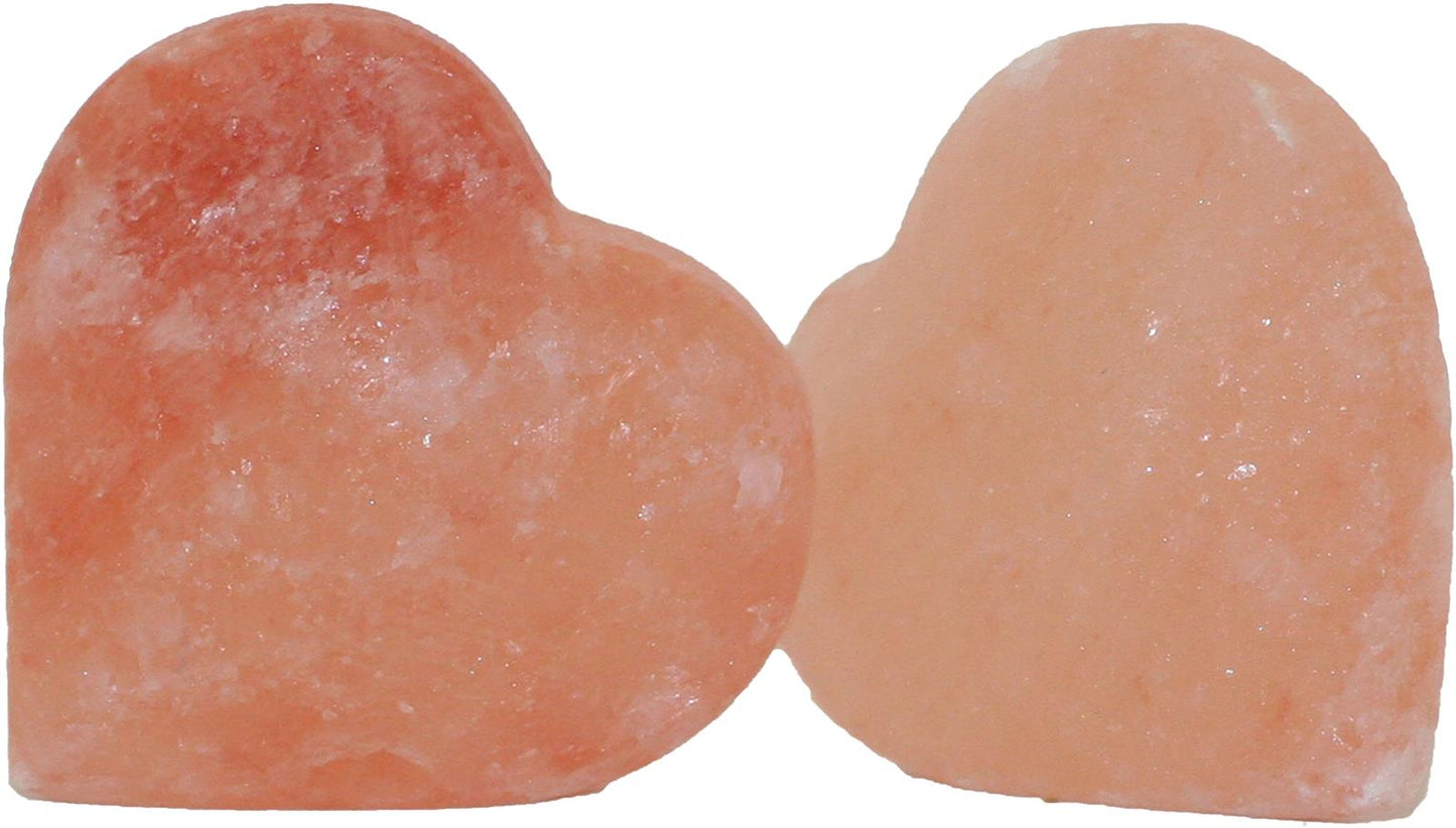 Natur Deko Salz-Herz Deo Peelingstein aus Kristallsalz aus Pakistan Wellness Seifenstein