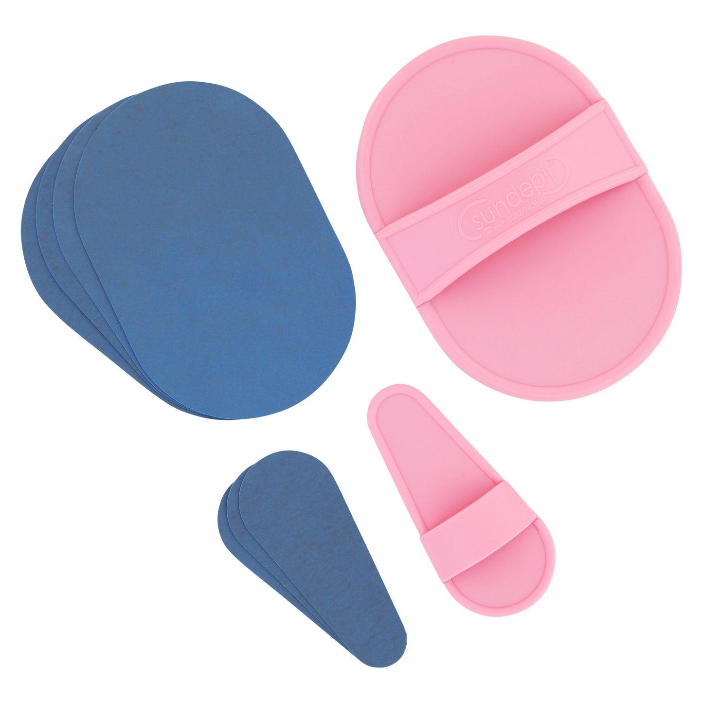 Sundepil - Set Originalpackung plus Ersatzscheibenpackung Haarentfernungspads Haarentfernung Enthaarung