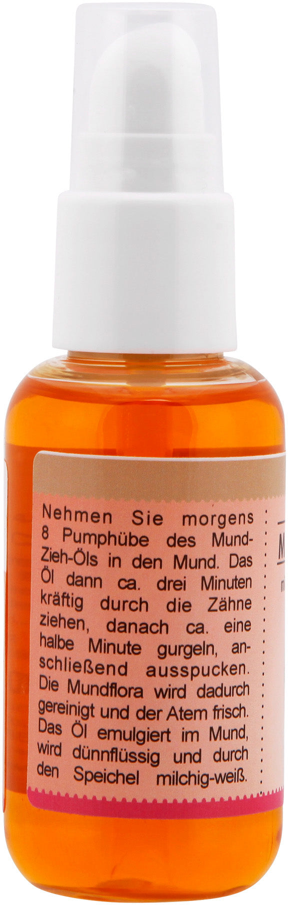 Mund-Zieh-Öl 50ml mit Schwarzkümmelöl Ölziehen-Ölkauen Mundziehöl