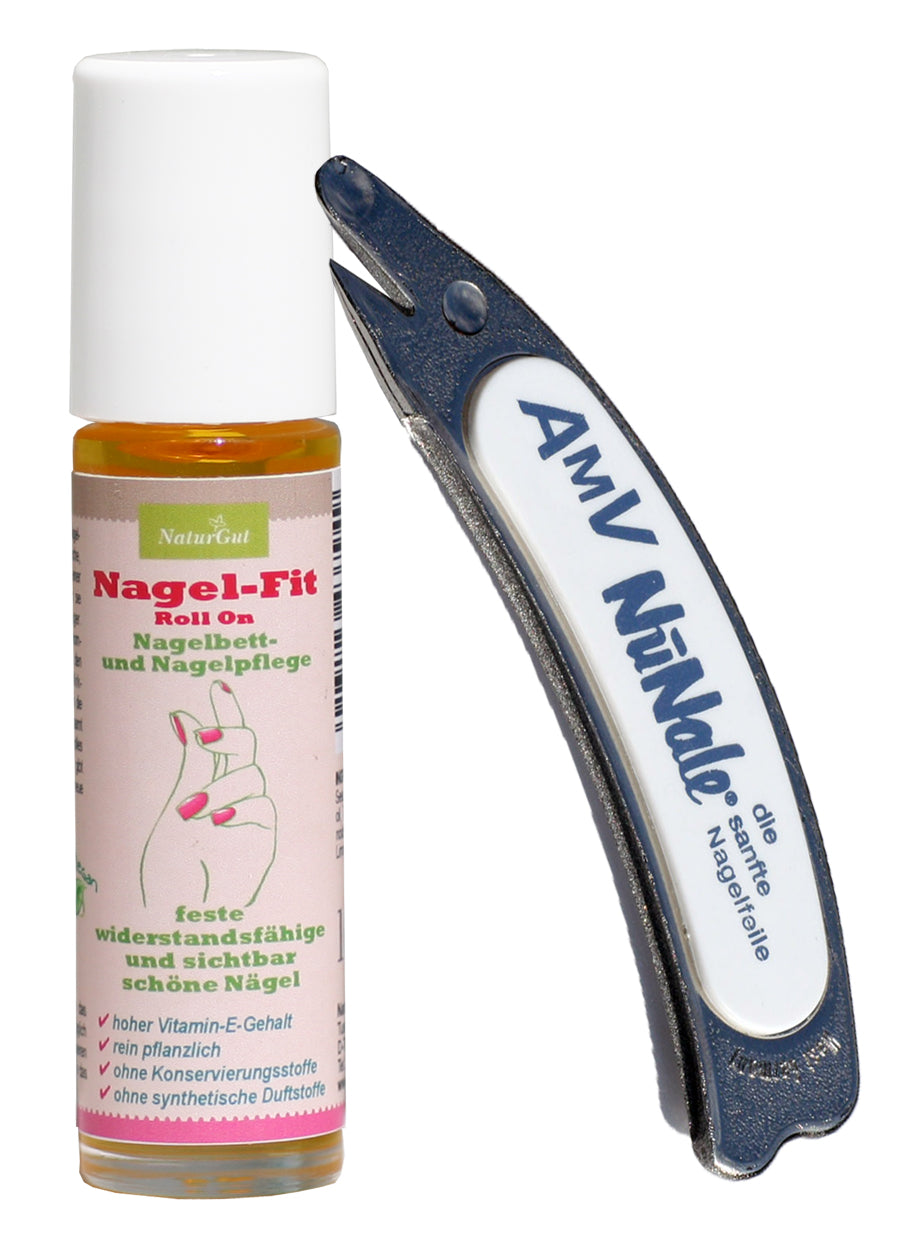Nagelpflegeset Nagelfeile NuNale Saphirfeile & Nagel Fit 10ml