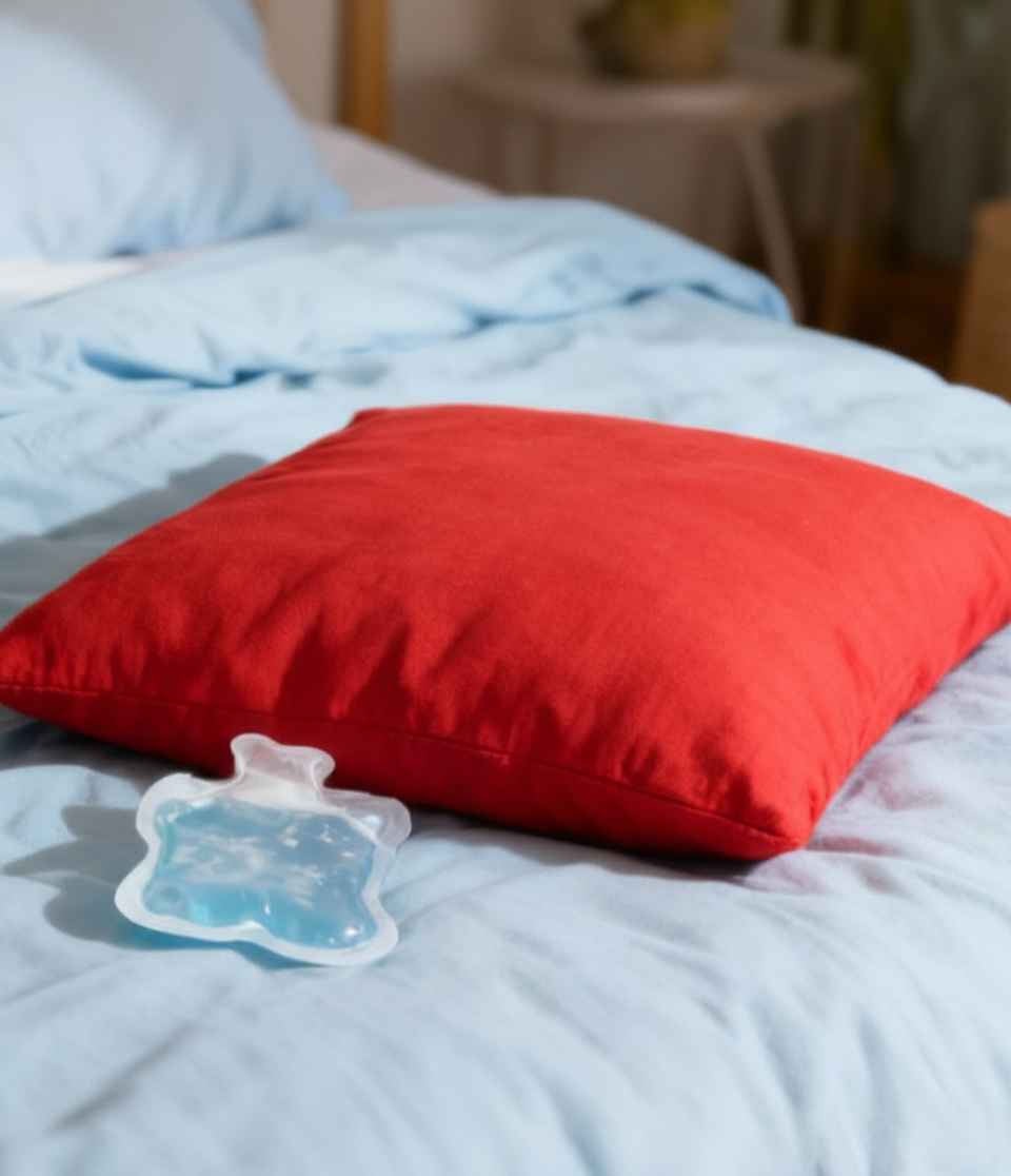 Black Forest cherry stone bag plain red (24x24) cherry stone pillow heat pad