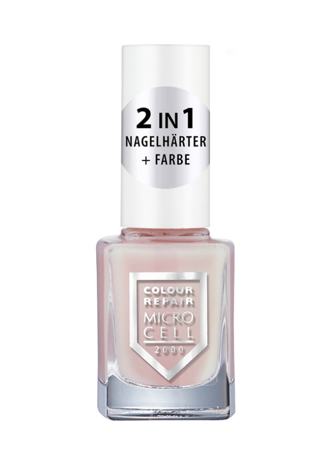 MICRO CELL Rosalie Colour Repair – 2-in-1 Nail Hardener & Color Polish | Care, Repair & Color | 11 ml