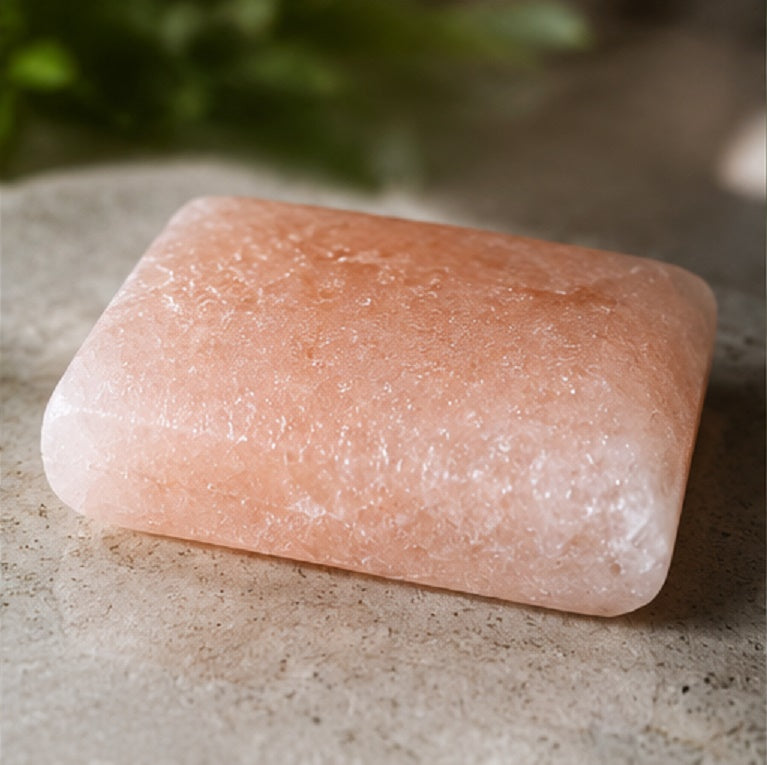 3 er Set Kristallsalzseife / Salzseife „Deo-Ostein“ ca. 250 g – 100 % naturreines Himalaya-Kristallsalz (Pakistan) – handgefertigte Hautpflege & Deo-Alternative – Unisex natürliche Regeneration nach Sauna & Dusche
