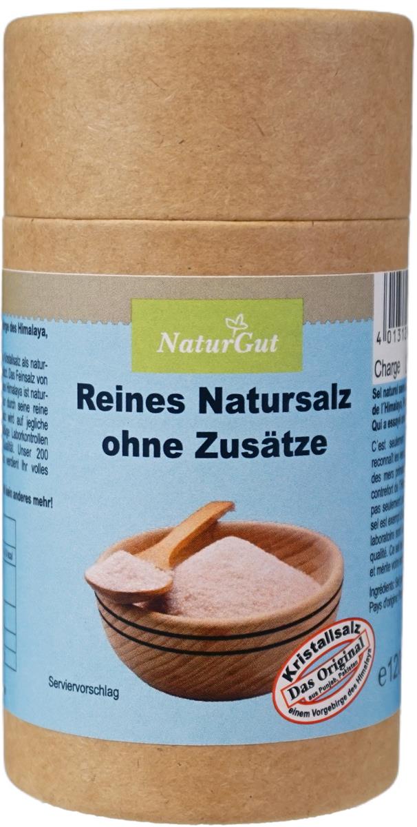 Kristallsalz aus dem Vorgebirge des Himalaya-Punjab/Pakistan fein Streudose Salzsteuer 120g