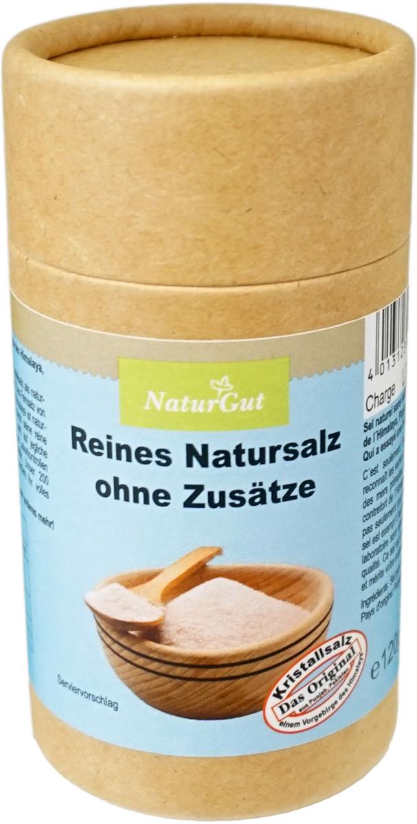 Kristallsalz aus dem Vorgebirge des Himalaya-Punjab/Pakistan fein Streudose Salzsteuer 120g