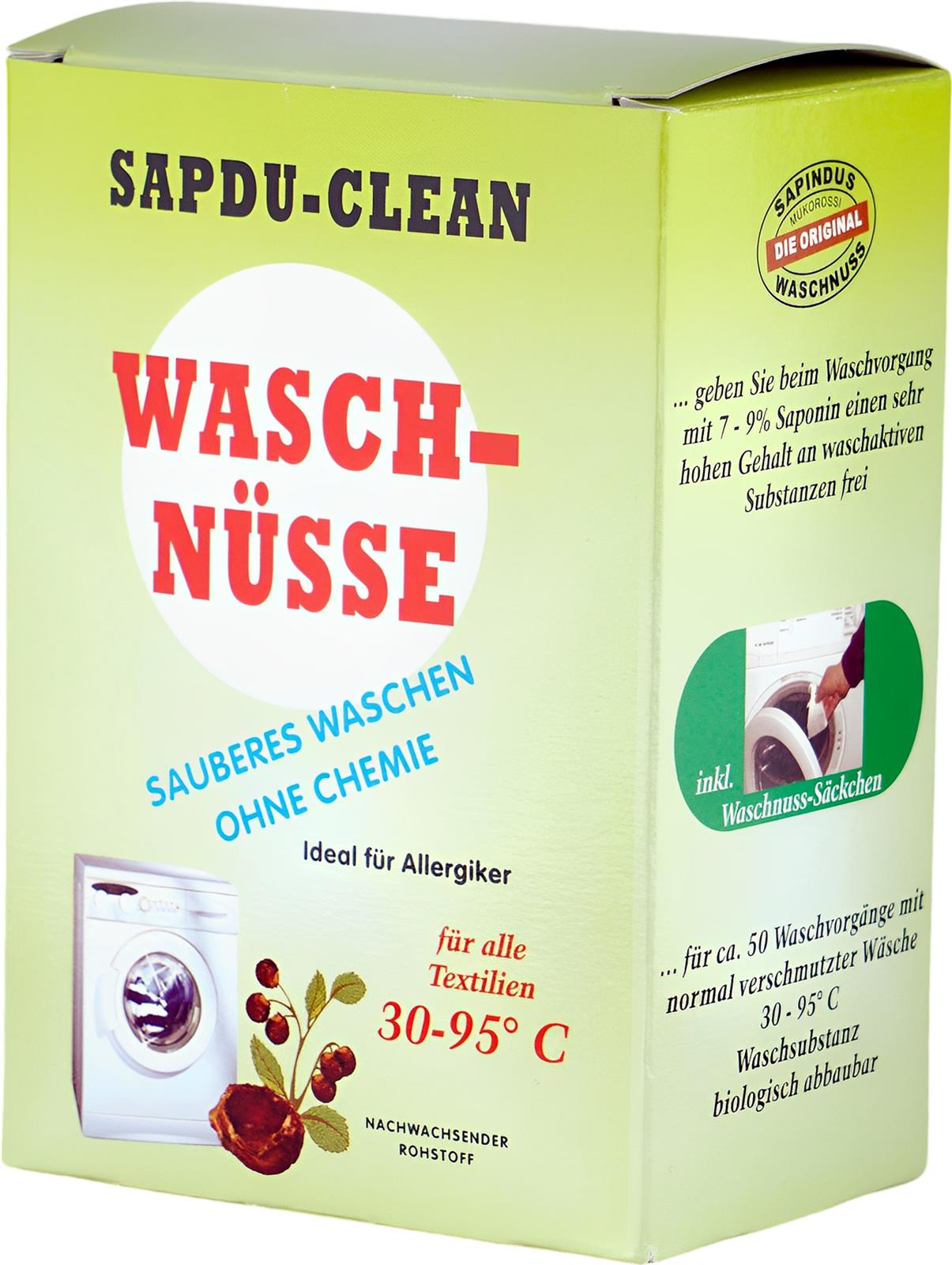 Waschnuss Sapindus Mukorossi Allergiekergeeignet 100% biologisch natürlich Waschmittel 250g