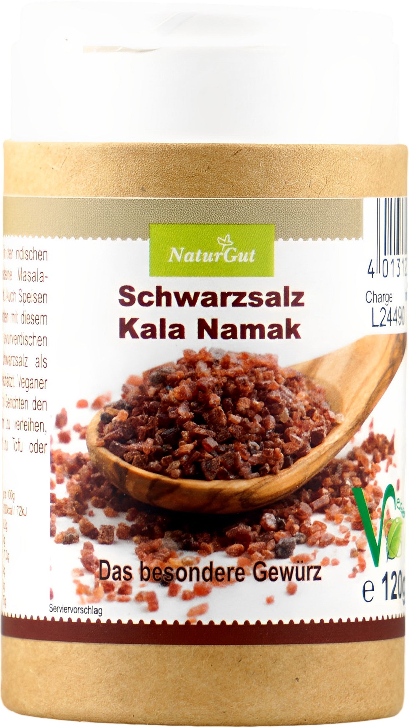 Kala Namak Sel Noir Sel Fin Sel Vegan Assaisonnement Exotique Sel d'Oeuf 120g