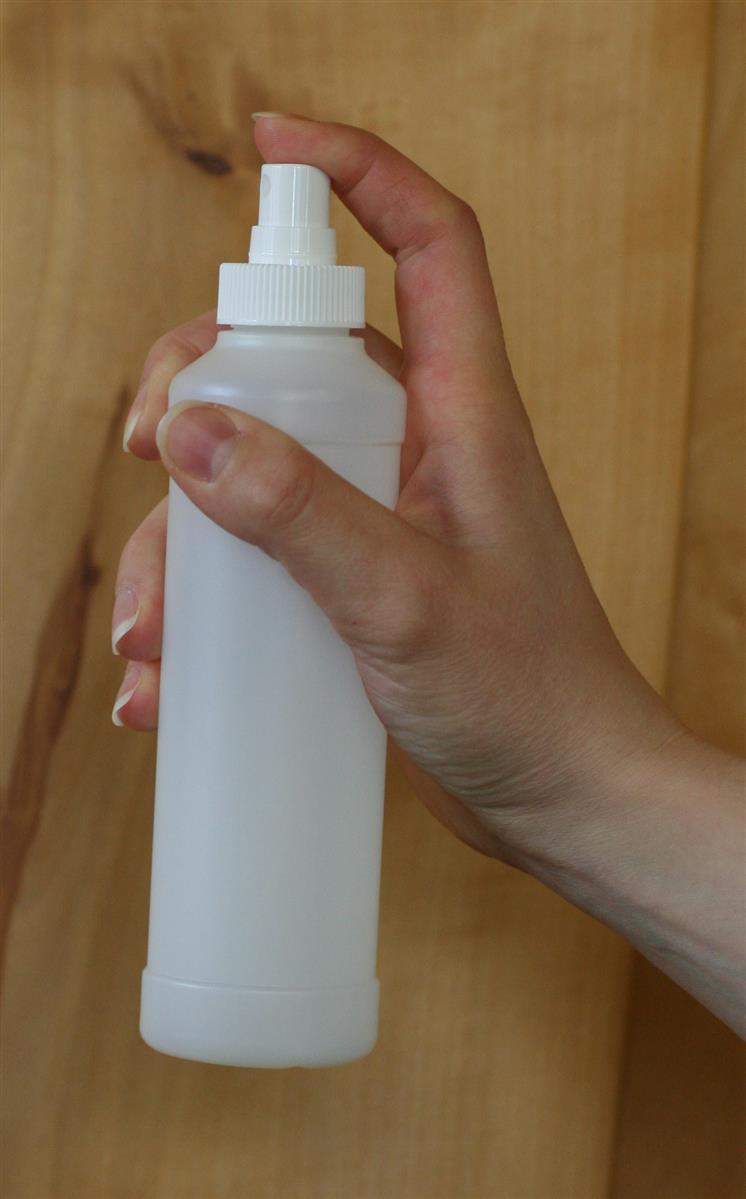8 Spray Rundflaschen 250ml mit Sprüher Zerstäuber für Desinfektionsmittel Flüssigkeit