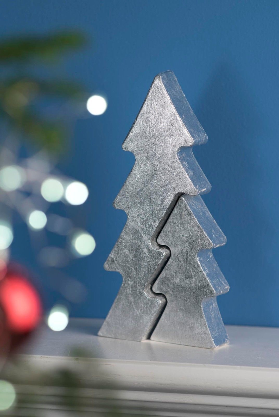 Moule à moulage pour sapin de Noël grand format 14x29 cm