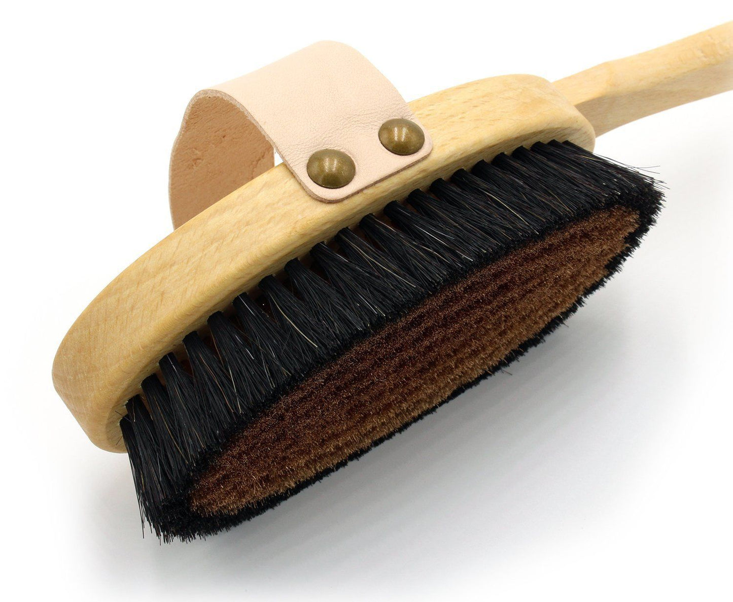 Body Ionic Brush mit Stiel Massagebürste Hautbürste Energiebürste Pflegebürste