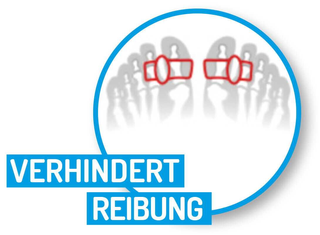 Fußgut Gel Double Ring Toe Corrector 2 Pieces Prevents Friction