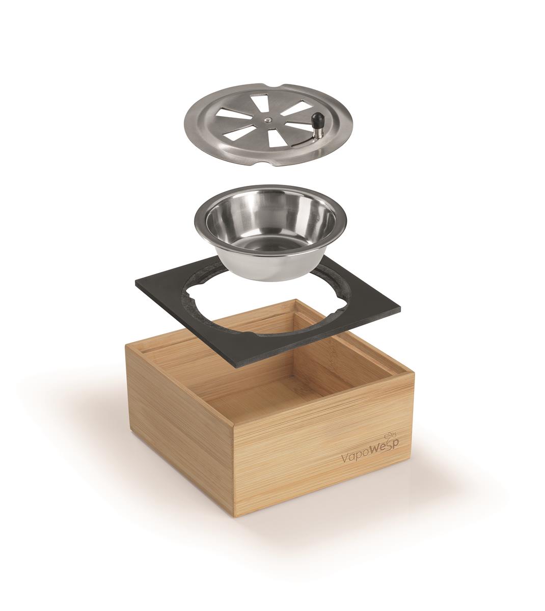VapoWesp Räucherbox inkl. VapoPulver Orange & Rosemary 50 g Wespenabwehr Vertreibung