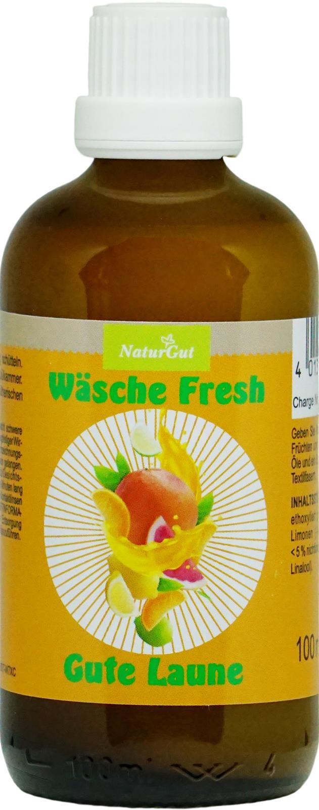 Wäsche Fresh 4er-Komplett Set Wäscheduft Citrus, Grüner Apfel, Gute Laune Provence Lavendel