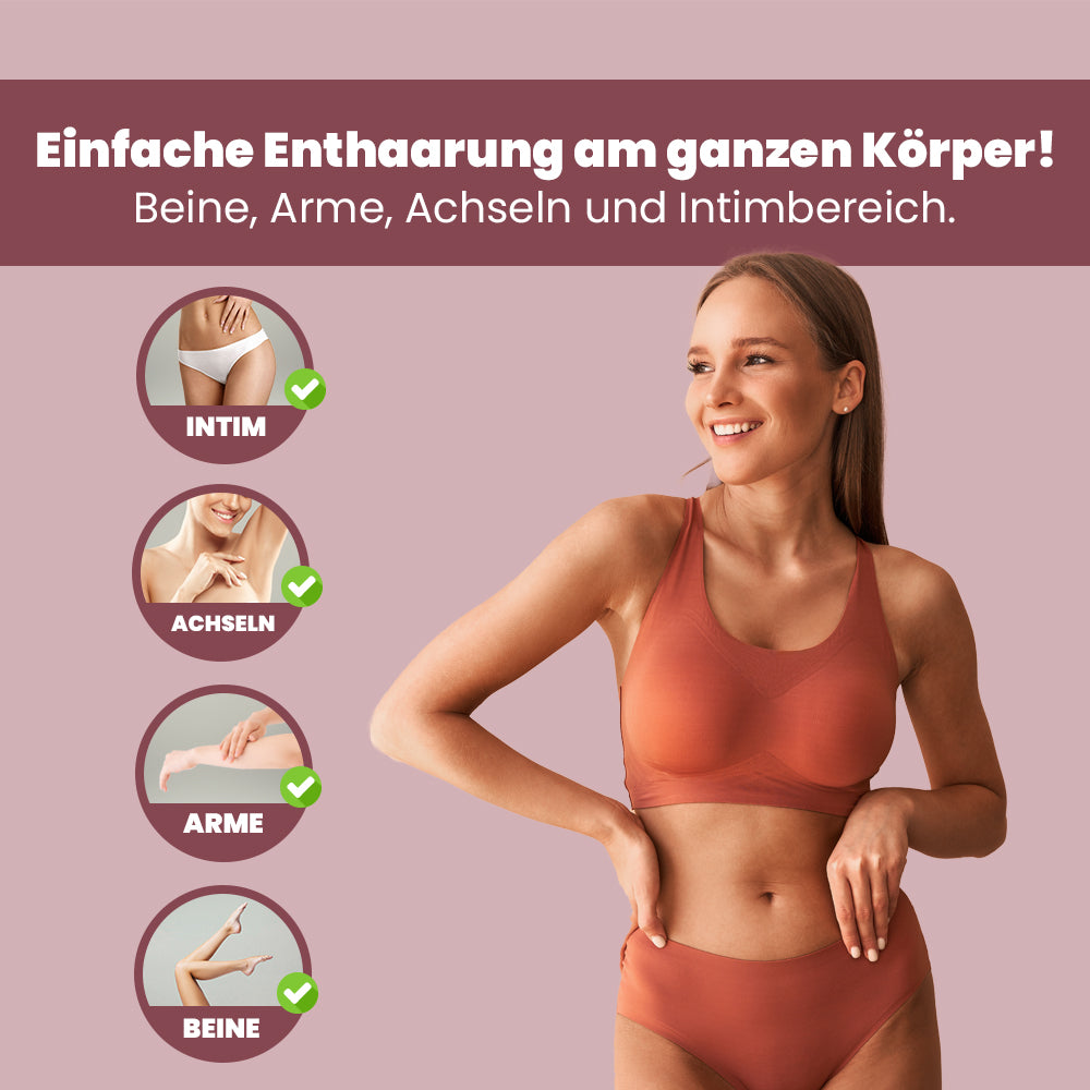 Capillum AMOVE Aloe Vera Enthaarungscreme Pulver 300g Frau Enthaarungspulver Körper Intimbereich