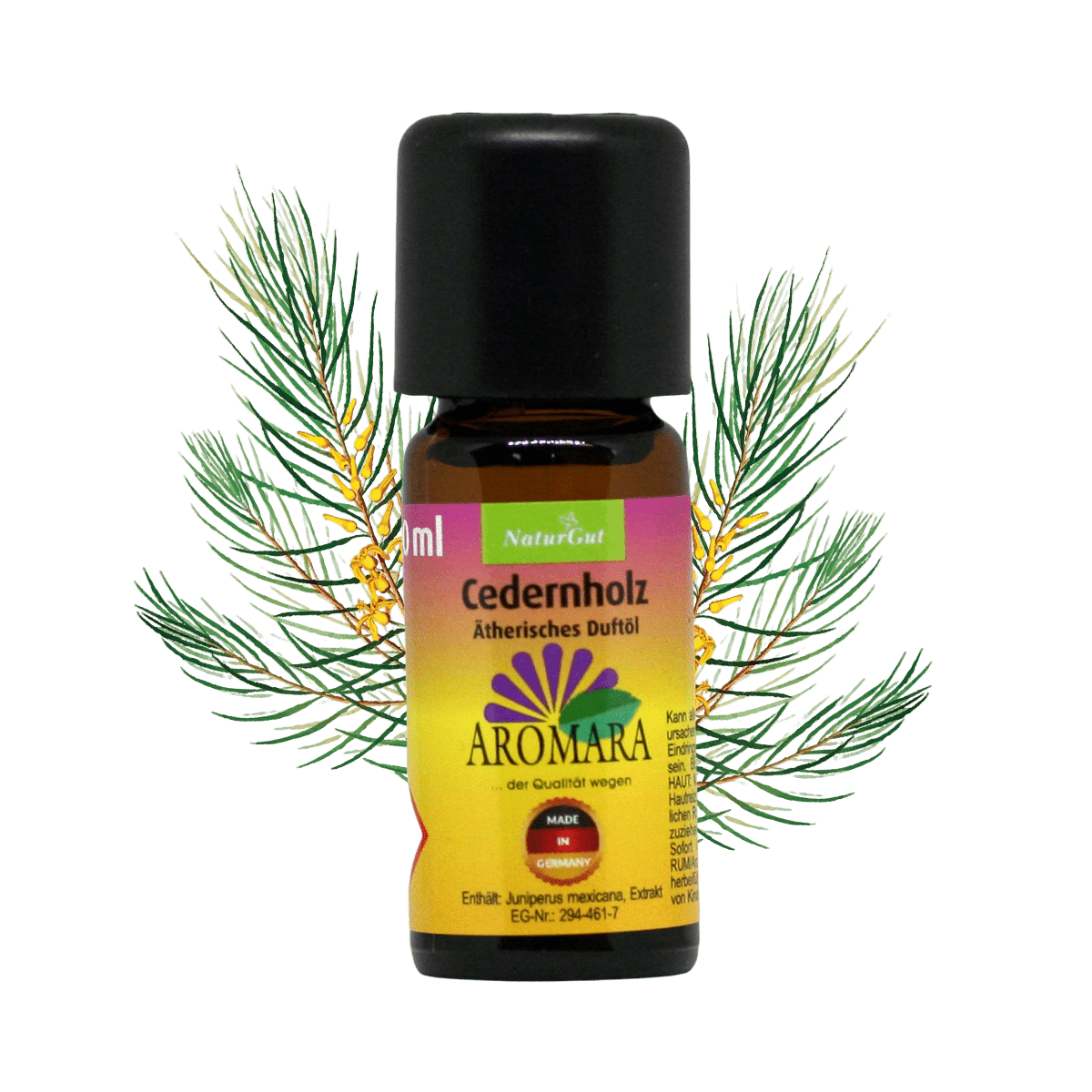 Cedernholz / Juniperus mexicana 10ml AROMARA Ätherisches Duftöl