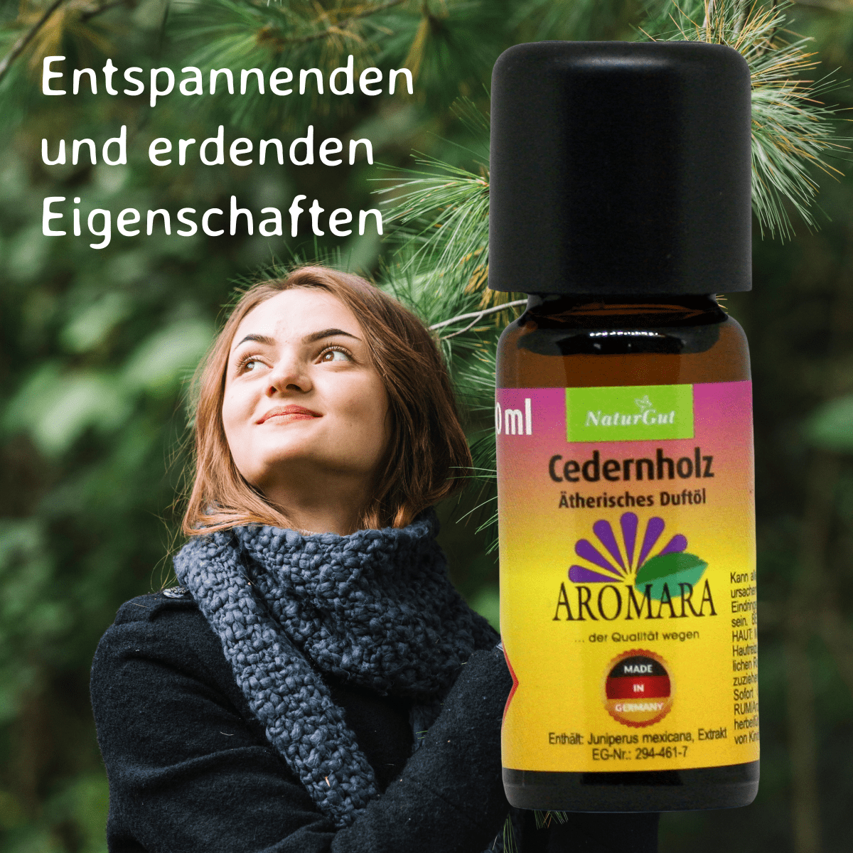 Cedernholz / Juniperus mexicana 10ml AROMARA Ätherisches Duftöl