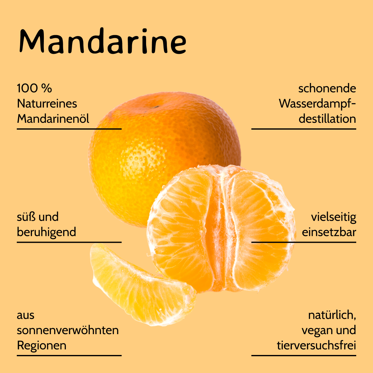 Mandarine / Citrus nobilis 10 ml AROMARA Ätherisches Duftöl