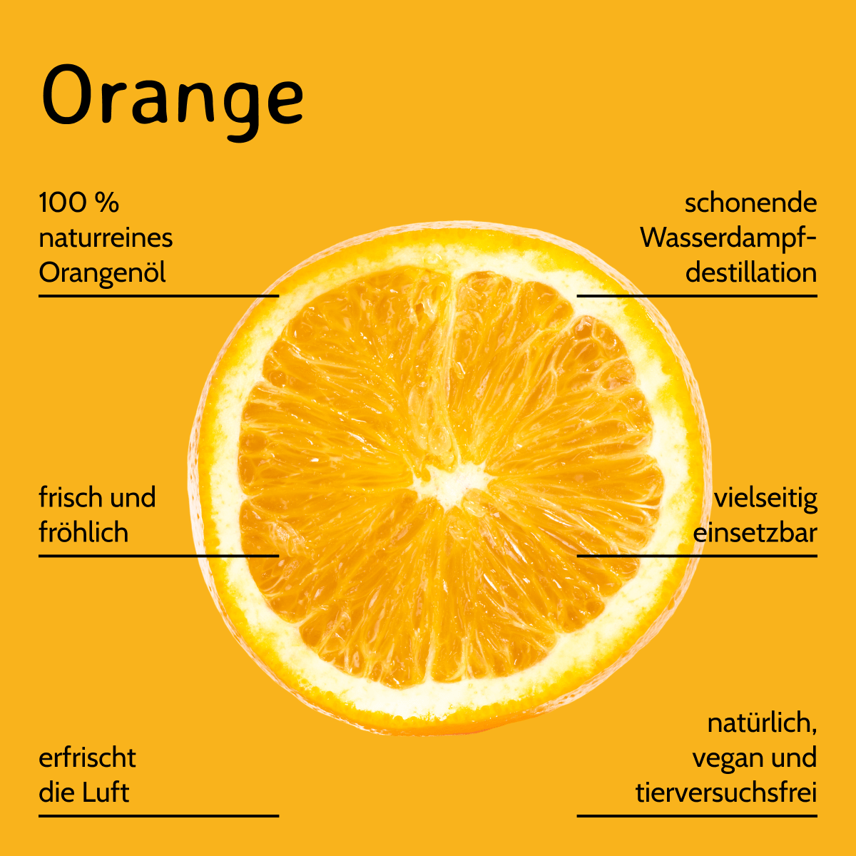 Orange / Citrus aurantium dulcis 50 ml AROMARA Ätherisches Duftöl