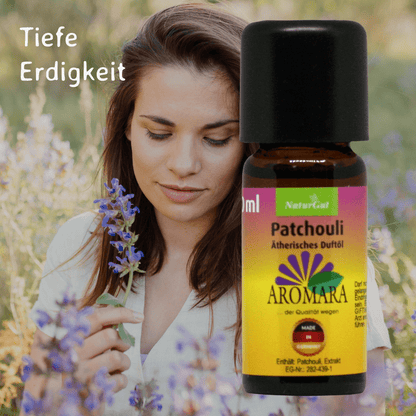 Patchouli / Pogostemon cablin 10ml AROMARA Ätherisches Duftöl