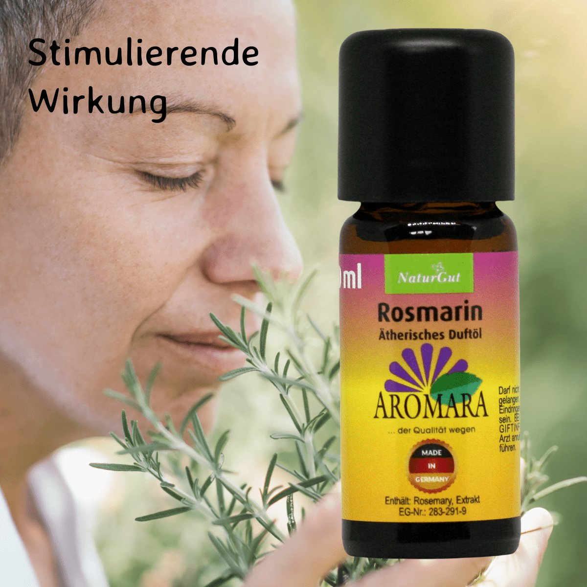 Rosmarin / Rosmarinus officinalis 10 ml AROMARA Ätherisches Duftöl